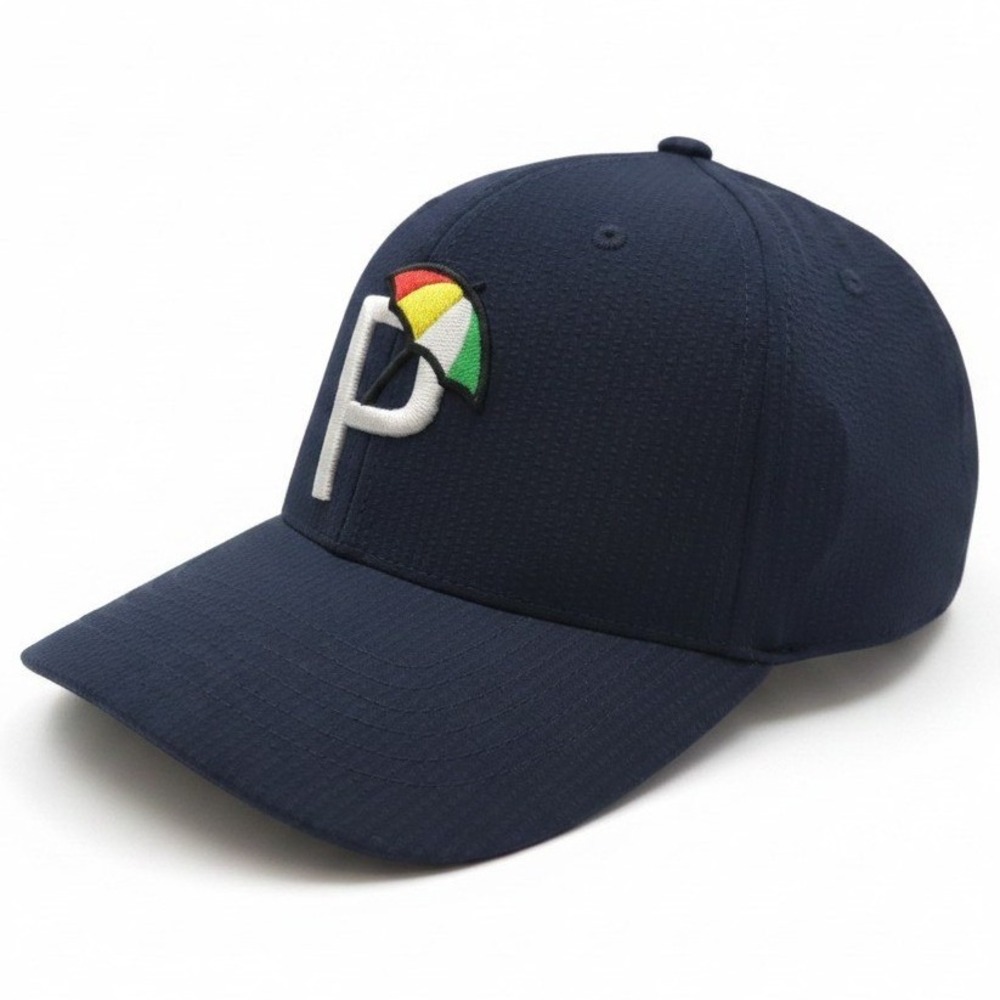 Puma x Arnold Palmer Seersucker Golf Hat Navy Snapback